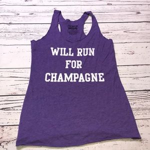 Purple work out tank top